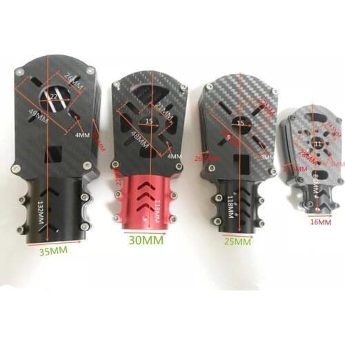 Alloy D16/25/30/35mm Motor Seat Carbon Tube Fixed Mount Connector Holder Bracket Base for RC Plant UAV Drone