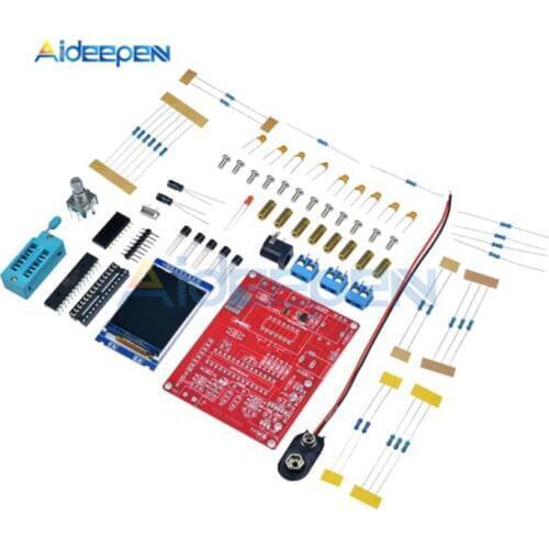 1 Set GM328 Mega328 Transistor Tester DIY Kit Diode Capacitance ESR Voltage Frequency Meter PWM Square Wave Generator
