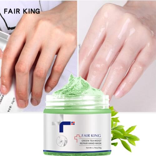 Green Tea Moisturizing Hand Wax Whitening Skin Hand Mask Repair Exfoliating Calluses Film Anti-Aging Hand Skin Treatment Cream