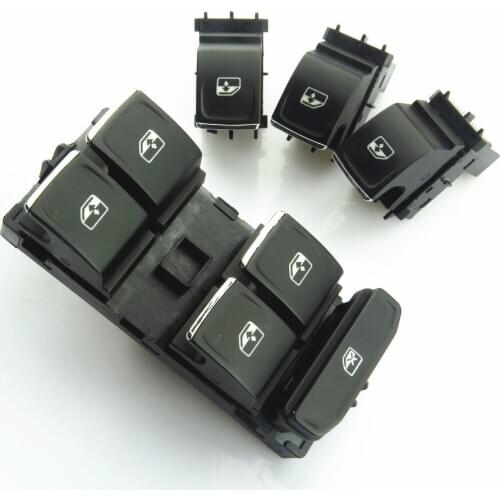 RWSYPL 1 Set Whole Car Electronic Side Window Glass Switch Button For Golf 7 MK7 Passat B8 Tiguan 5GG959855E 5GG959857A