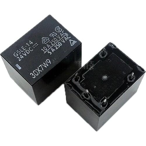 Free Shipping new origina FOR Omron relay G5LE-1-12VDC G5LE-1-12V G5LE-1 12VDC 10A Can replace 833H-1C-C-12V G5LA-14-12V