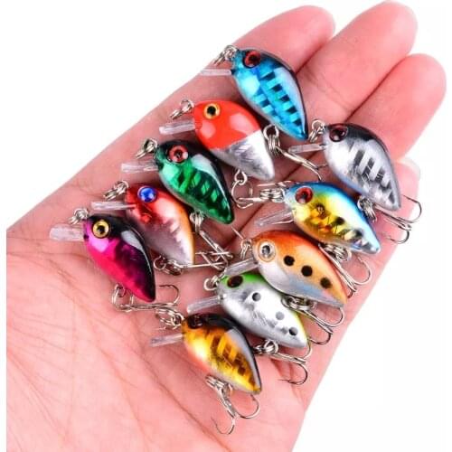 1PCS Smart Minnow Fishing Wobblers Fishing Bait Lures 3cm 1.6g Lifelike Crankbait Isca Artificial Tackle Bait Pesca Jigging