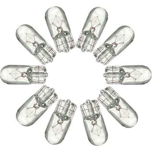 10 Pcs/Lot 12V T10 Xenon Clear 501 194 W5W T10 Car Bulbs lamp 5W Reading Lights License palte Lamp Auto Bulb W2.1x9.5d 4300K