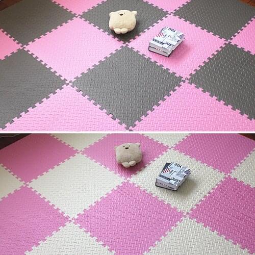 30Pcs 30* 30cm Multi-Coloured Foam Play Mat Floor Tiles Soft Baby and Kids’ Game Magic Patchwork Jigsaw Living Room Home Decal