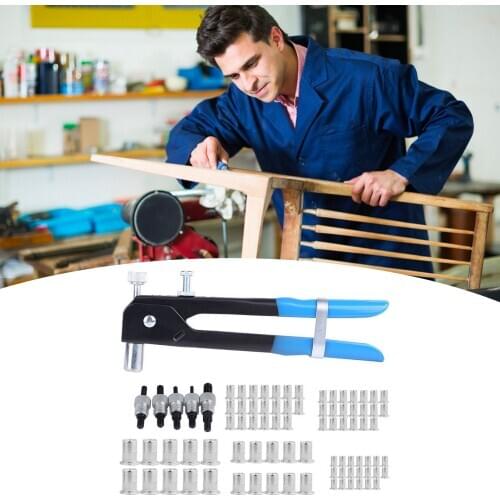86Pcs Threaded Nut Riveter Insert Tool Riveter Rivnut Nutsert Kit