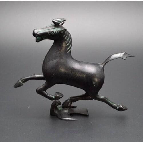 Bronze wares, horse mounted flying swallow decorations, antiques collectibles, decorative crafts