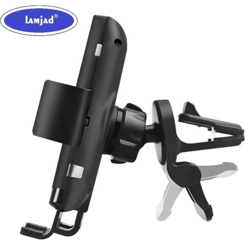 C19 Fast Wireless Car Charger Infrared Sensor Auto Clamp Mobile Phone Bracket For IPhone 11/11 Pro /max /XR/X/8 Galaxy S10/S10