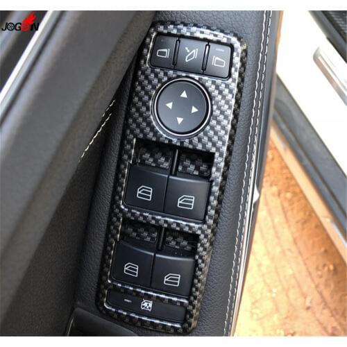 Door Handle Window Lift Switch Button Cover Trim Frame For Mercedes Benz A W176 B W246 C W204 E W212 GLE W166 CLA W117 GLA X156