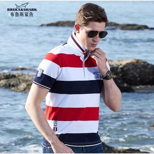 NEW Men T-shirt Cotton Casual Fashion style Nice Embroidery plus size 3XL 4XL Original Male Tops TEES Striped Soften thin cotton