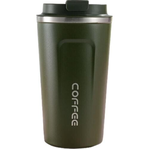 Stainless Steel Coffee Cup Portable Leisure Car Insulation Cup Double Walled