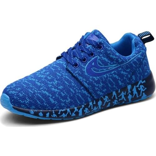 Men Shoes Fly Woven Mesh Breathable Womens Running Shoes Adult Shoes lightweight Sneakers Lace-up Size 35-47 5zx086