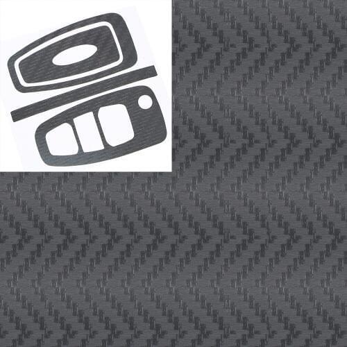LEEPEE Car Key Accessories 1 Set Self Adhesive For Ford Focus Key Case Modification Sticker Carbon Fiber