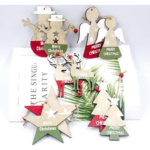 MOOOVI JR Wooden Christmas Decorations