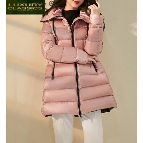 New Brand Womens Winter Down Jacket Woman Parkas 2021 Korean Thick Warm White Duck Down Coat Female Jakets Coats Hiver