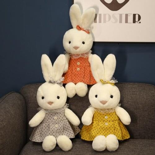 Plush toy bunny cute bed girl princess cute large white rabbit doll doll little rabbit rag doll