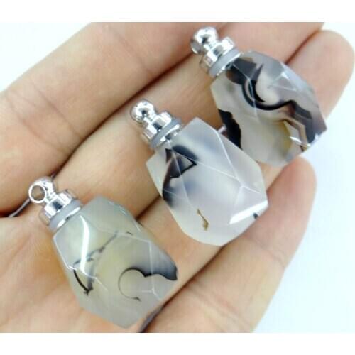 Wholesale Natural stone Quartz Crystal Turquoises tiger eye charms pendant for diy Jewelry making necklace Accessories3PCS A12