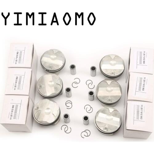 Piston Assembly BMW 2.5L L6 compression ratio 11:1 N52B30 11257612982 For BWM E90 323i 325i E93 E91 E92 F10 E85 E89 11257561844