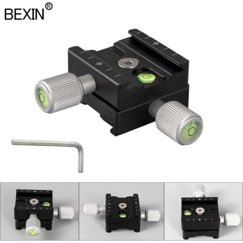 QR50 Camera clamp quick release plate adapter mount General Clamp Quick Clip slide clamp for Release Plate dslr Camera Tripod