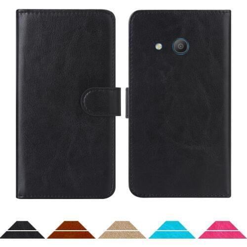 Luxury Wallet Case For Alcatel U3 2018 PU Leather Retro Flip Cover Magnetic Fashion Cases Strap