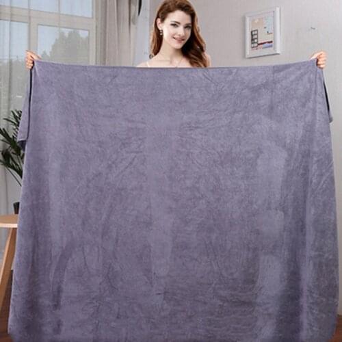 Super thick150X200 cm microfiber bath towel, absorbent,quick-drying,multifunctional swimming,fitness,sports beauty salon towel