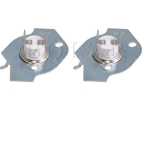 BQLZR 2 x Silver WP3977393 Thermal Fuse Limit Switch Kit Replacement for Whirlpool Dryer