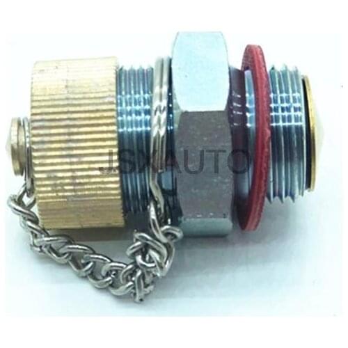 Excavator oil pan screw drain valve oil drain switch excavator accessories For VOLVO EC210/140/290/360/240