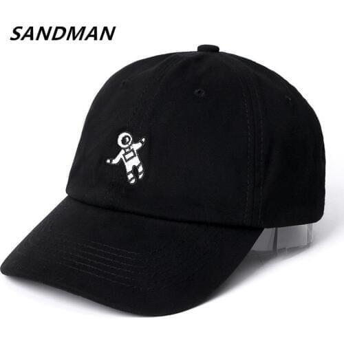 SANDMAN High Quality Brand Cosmonaut Snapback Cap Cotton Baseball Cap For Men Women Hip Hop Dad Hat Bone Garros