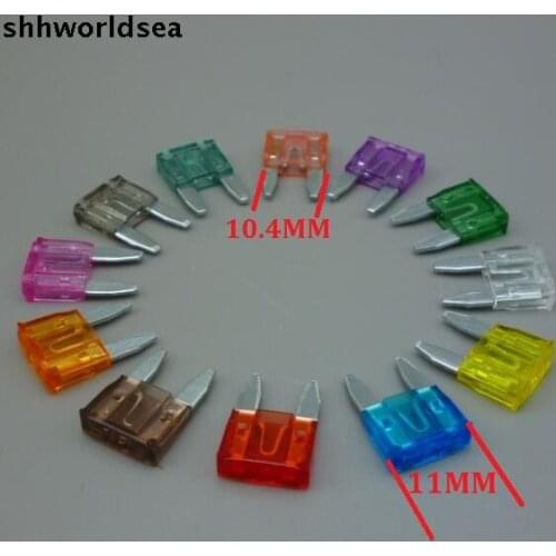 Worldgolden 10000PCS 1A 2A 3A 5A 7.5A 10A 15A 20A 25A 30A 35A 40A Mini Assorted Car Blade Fuse Auto ATC Truck SUV Fuses