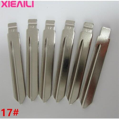XIEAILI 20Pcs/lot 17# Metal Blank Uncut Flip KD Remote Key Blade For Citroen S182