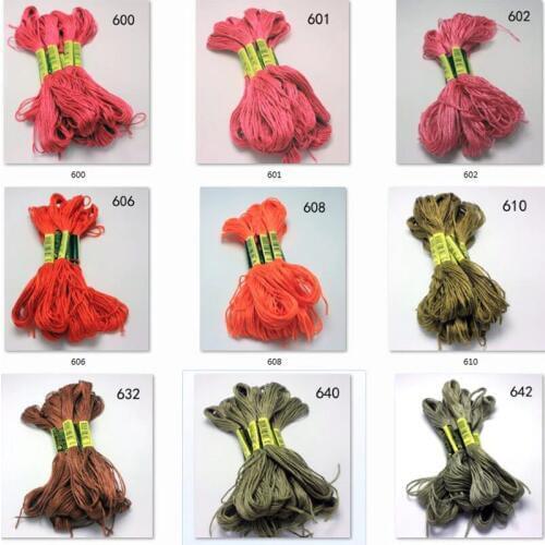 10 pieces cross stitch threads / cross stitch embroidery thread / Custom threads colors 04
