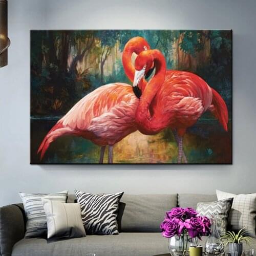5D DIY Animal lovers Flamingo Painting Square round drill Diamond Embroidery Diamond Painting Cross Stitch mosaic gift
