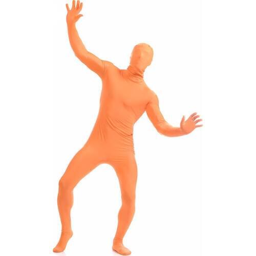 Ainclu 24h Customize for adults and kids New Orange Spandex Zentai Suit for Men Halloween Jumpsuit Romper