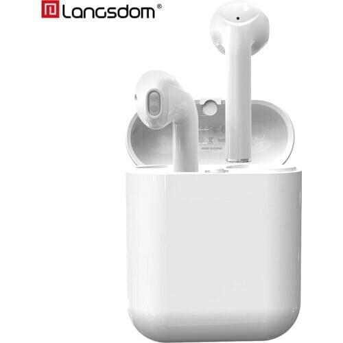 Wholesale Langsdom T7RX Tws Bluetooth 5.0 Earphone Touch Control True Wireless Earbuds with Mic 15PCS/lot