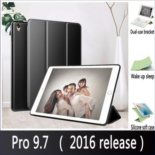 Case For 2016 Apple iPad Pro 9.7 inch A1673`1674`A1675, YCJOYZW PU leather+TPU soft silicone CASE-intelligent sleep wake up thin