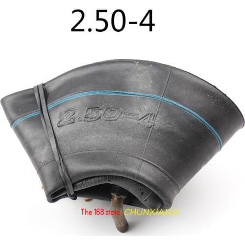 Good quality Motorcycle tire Inner Tube 2.50-4 250-4 250-4 Tire metal valve Tube For Gas & Electric Scooter Bike