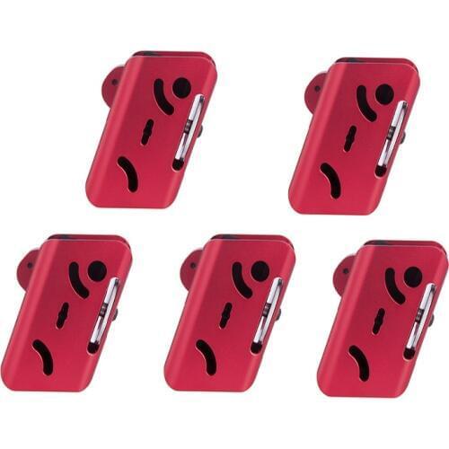 Red IPSC Aluminum Holster Magazine Pouch Mag USPSA Competition Shooting Multi-Angle Adjustment Speed Shooters Pistol Holster