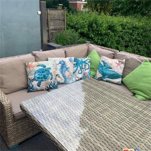 Sea Life Cushion Covers Cushion Covers Cushion Covers Printed Linen Pillow Covers Cushion Covers