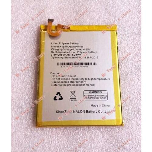 Original 2950mAh 3.8V Battery for Kogan Agora 6plus 6 Plus Cell Phone