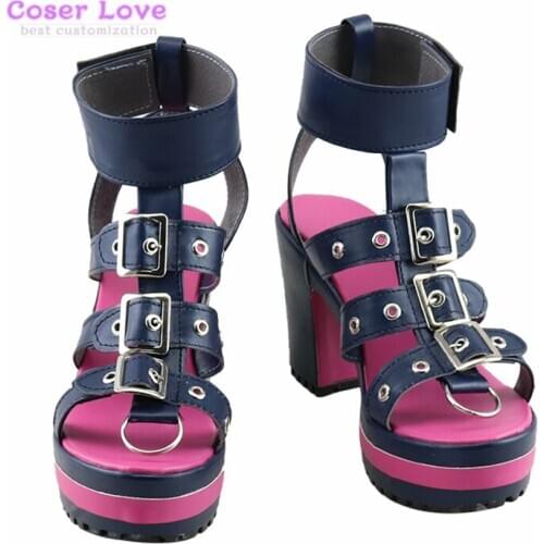 Paradox Live PDL anZ Anne Faulkner Cosplay Shoes Boots Halloween Christmas Shoes