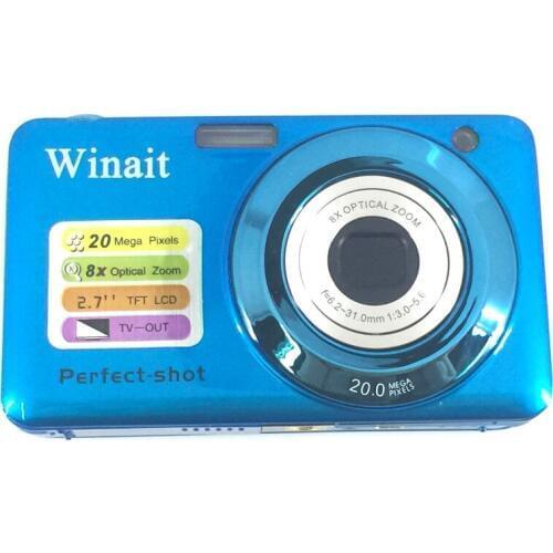20MP Digital Camera Professional WIth 8X optical Zoom 4x digital Zoom 2.7'' Inch camera fotograficaTelescopic Lens
