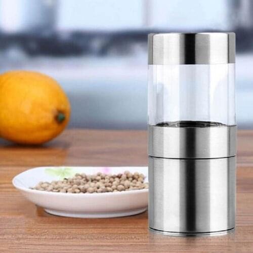 Manual stainless steel pepper mill Stainless steel salt mill Cumin mill Stainless steel pepper mill Kitchen pepper mold