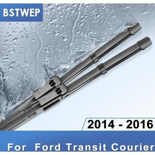 BSTWEP Wiper Blades for Ford Transit Courier Fit Pinch Tab Arms 2014 2015 2016