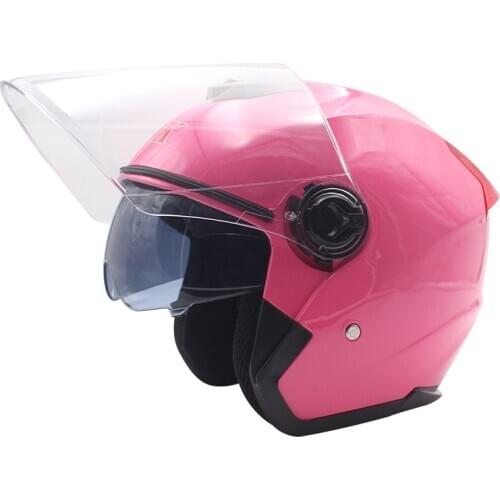 Electric Motorcycle Helmets with Double Lens women helmet Visors men Summer Scooter Motorbike Moto Bike Helmet
