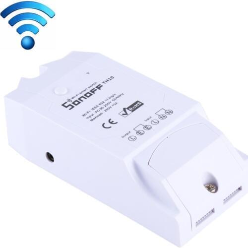 Haweel wi-fi power switch 10A Temperature and Humidity Remote Control WiFi Smart Switch Compatible with Alexa and Google Home