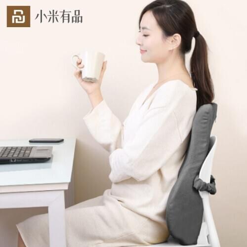 Youpin PMA Graphene Back Cushion Graphene Infrared Physiotherapy Cushion Light Wave Warms Waist Back Relieves Pain for Office