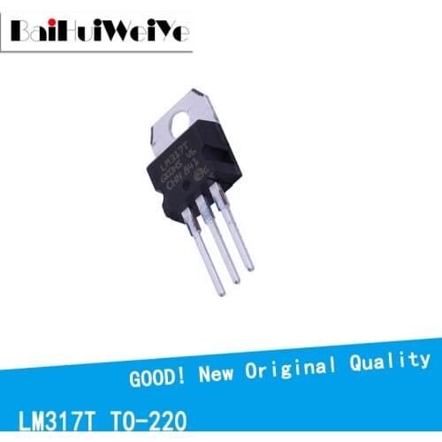 10PCS/LOT LM317T LM317 LM317T TO-220 New and Original IC Chipset adjustable p three-terminal regulator transistor