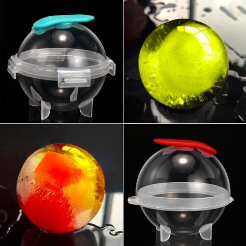 4pcs/Set Magnum PP Mold Ice Ball Tray PP Forms For Ice PP Glacon Molds Ice Ball Maker Mould DIY Easy-Release