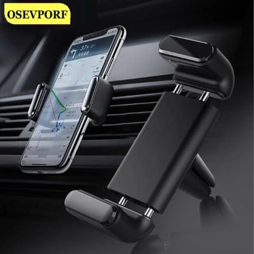 Car Phone Holder for Mobile Phone Holder Stand for iPhone 12 X Huawei Xiaomi Air Vent Mount Cell Phone Support Car Phone Stander