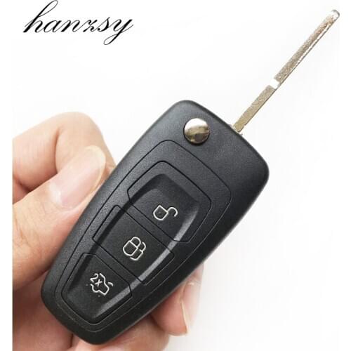 3 buttons For Ford Mondeo c max fiesta Focus 3 Remote Key Case Replacement Flip Folding Key shell Cover blank Fob HU101 Blade