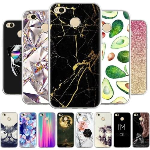 Case For Xiaomi Redmi 4A Cases Silicon TPU Fashion Pattern Phone Cover For Redmi4A Xiaomi Redmi 4X Soft Shell Painted Funda
